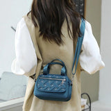 Embroidery Thread Oxford Shoulder Bag Waterproof Crossbody Bag
