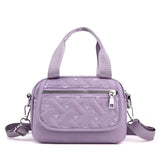 Embroidery Thread Oxford Shoulder Bag Waterproof Crossbody Bag