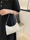 Women's Pu Leather Shoulder Bags Bright Top Handle Female Bags