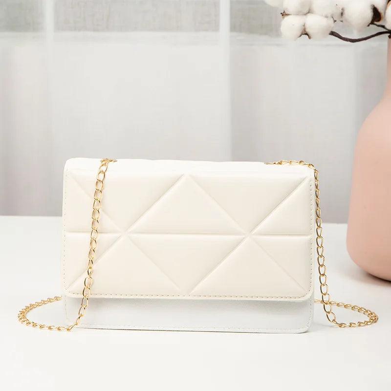 Small PU Leather Messenger Crossbody Shoulder Bag Mini Clutch Handbag