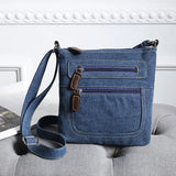 Vintage Denim Crossbody Bag Female Small Messenger Bags