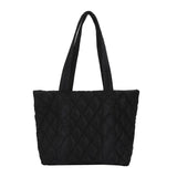 Winter Large Capacity Nylon Shoulder Bag Cotton Tote Bags