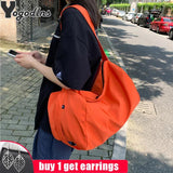 Women's Nylon Sling Shoulder Bag Large Capacity Crossbody Totes