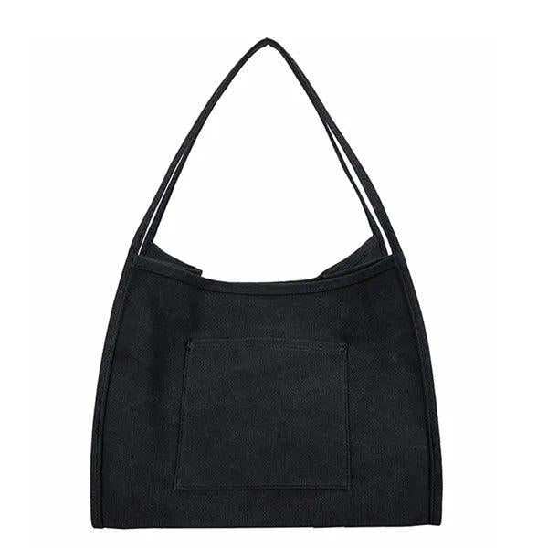 Canvas Women's Large Tote Bag Bucket Shoulder Bags Lady Leather M