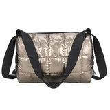 Winter Large Capacity Tote Bag Crossbody Bags Waterproof Nylon Shoulder Bags