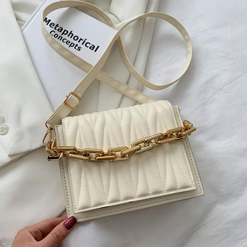 Summer Handbags Bag For Women High Soft Leather Style Shoulder Bag Pleated