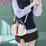 One-shoulder Leather Handbags Small Crossbody Messenger Bags
