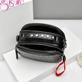 One-shoulder Leather Handbags Small Crossbody Messenger Bags