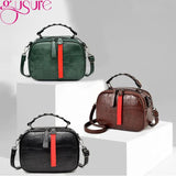 One-shoulder Leather Handbags Small Crossbody Messenger Bags