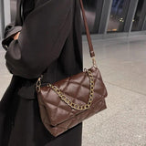 Chain Shoulder Bag High Quality Soft Leather Crossbody Bag for Women