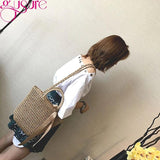 Bohemian Straw Beach Handbag Summer Shoulder Bag