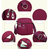 Nylon Waterproof Women Messenger Bag Vintage Hobos Crossbody Bags