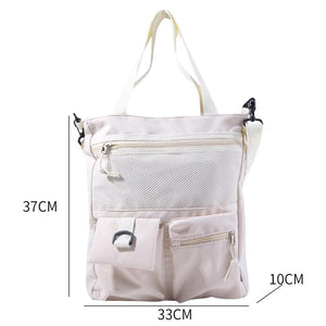 Fashionable Students Shoulder Bag Large Capacity Waterproof Handbag