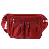 Waterproof Nylon Messenger Bag Large Capacity Crossbody Purse