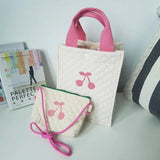 Quilted Women's Handbag Cotton Ladies Shoulder Crossbody Bag