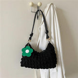 Summer Shoulder Bag Female Bubble Armpit Bag Casual Handbag