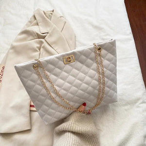 Chain Ladies Handbag Big Totes PU Leather Women Shoulder Bag Large Capacity