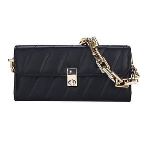 Chain Shoulder Bags for Women Texture Cover Type Shopping Bag