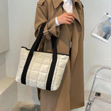 Winter Women Handbag Space Cotton Feather Down Bag Female Shoulder Crossbody