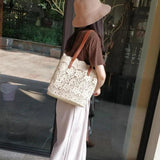 Sweet Lace Hollow Out Ladies Handbags Shoulder Bags Women School Bags
