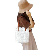 Sweet Lace Hollow Out Ladies Handbags Shoulder Bags Women School Bags