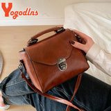 Vintage Leather Women Shoulder Bag Crossbody Messenger Handbag