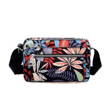 Women's Flower Cloth Bag One-shoulder Large-capacity Backpack