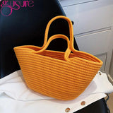 Summer Woven Shoulder Bag Children's Basket Straw Beach Bags