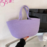 Summer Woven Shoulder Bag Children's Basket Straw Beach Bags