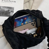 Bubble Shoulder Bag Cylinder Shape Underarm Bag Handbag Tote Bag