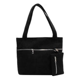 Corduroy Shoulder Bag Satchel Purse Tote for Women Girls