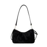 Winter Plush Handbag Women Clutch Purse Large Capacity Shoulder Bag