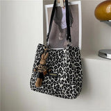 Leopard Shoulder Bag Women Handbags Small OL Style Bolso