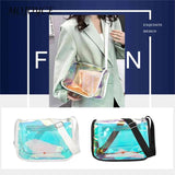 Stylish PVC Messenger Square Bag for Women