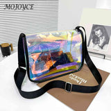Stylish PVC Messenger Square Bag for Women