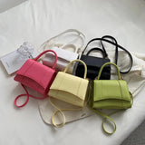 Small Women Shoulder Bag Solid Pu Leather Ladies Crossbody