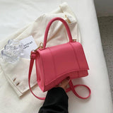 Small Women Shoulder Bag Solid Pu Leather Ladies Crossbody