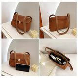 Corduroy Armpit Shoulder Bag Small Square Casual Women Handbag