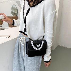 Designer PU Leather Crossbody Shoulder Bags for Women Solid Lady Totes