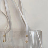 Small Transparent Shoulder Bags for Women PVC Handbags