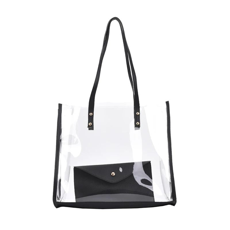 Small Transparent Shoulder Bags for Women PVC Handbags
