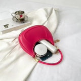 Vintage Leather Clutch Purse Small Shoulder Chain Crossbody Hobo Bag