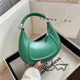 Vintage Leather Clutch Purse Small Shoulder Chain Crossbody Hobo Bag