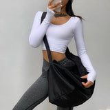 Daily Nylon Shoulder Bag Large Capacity Gym Bags Girls Professional Sports Bag