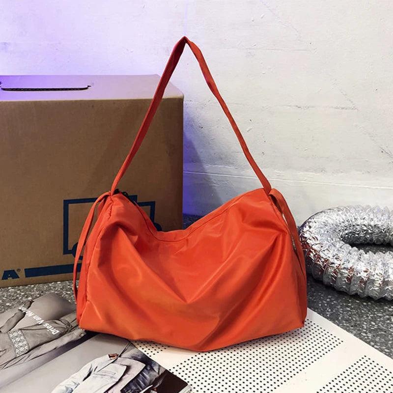 Daily Nylon Shoulder Bag Large Capacity Gym Bags Girls Professional Sports Bag