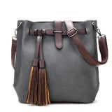 Small Tassel Shoulder Bag Lady Flap Bag