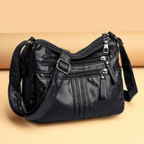 Soft Leather Crossbody Shoulder Bag for Women Sac
