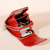 Small Crossbody Phone Bag Women's Diamond Pu Leather Female Shoulder Purses