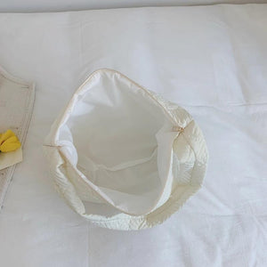 Quilted Nylon Sling Shoulder Bag Large Capacity Crossbody