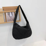 Quilted Nylon Sling Shoulder Bag Large Capacity Crossbody